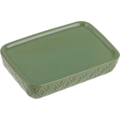 Мыльница PERFECTO LINEA Oasis, зеленая