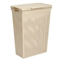 Корзина для белья 50л прямоуг. латте Violet Лофт 5650020 (416135)