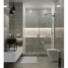 Плитка облицовочная 300*600*8,5 Геро темно-серый, матовый (TP3651BM) (в уп. 1,8 м2)