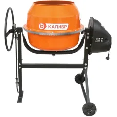 Бетоносмеситель КАЛИБР стальной венец БСЭ-200СВ