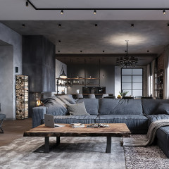 Выключатель 2-кл Катрин с подсветкой черный GLS10-7102-05