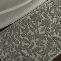 Коврик для ванной 800х1500мм PAMUKLU с рисунком серый MV72434 (272063)