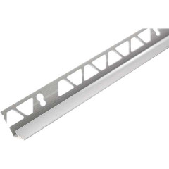 Раскладка под плитку 7-8мм внутр. 2,5м Серебристый (25шт) ВП8 081