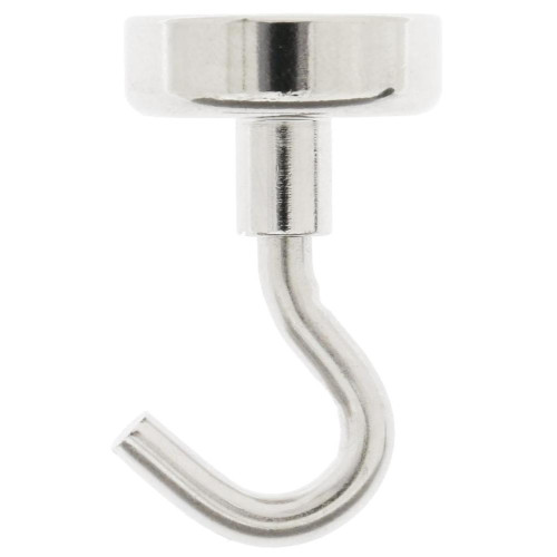 Магнит неодимовый Cartage с крючком, d-25мм, 10кг (4790150)