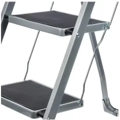 Стремянка стальная 4 ступени с покрытием WK6018-4А (451753)