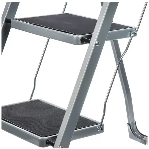 Стремянка стальная 4 ступени с покрытием WK6018-4А (451753)