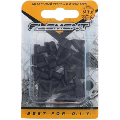 |Полкодержатель лопат. d=6 мм пласт. черный 16шт(5132981)