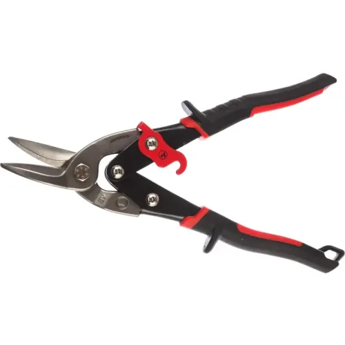 Ножницы по металлу GROSS Piranha прямой и левый рез, двухкомпонентные рукоятки 250 мм (78321)