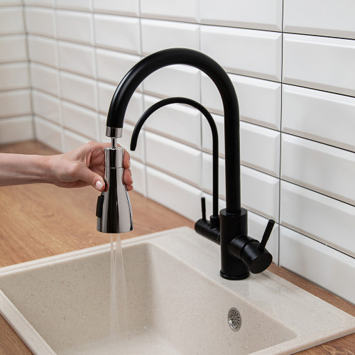 Аэратор для кухонного смесителя, 3 режима (565-026)