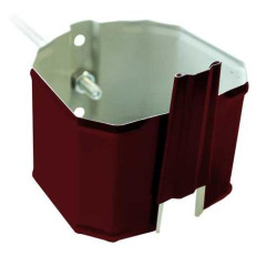 Водосток металлический (RAL 3005) Кронштейн трубы на кирпич прямоугольный