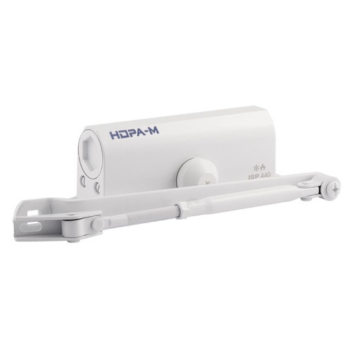 Доводчик ISPARUS 440 80 -140 кг (белый) морозостойкий (18227)