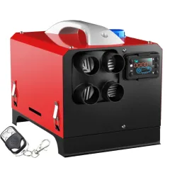 Отопитель дизельный автоном JS9201-1in1-8000-(4) (cухой фен) корпусе JS, 8кВт, 4 сопла