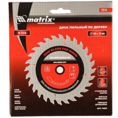 Диск пильный Matrix 140x16/20x20Т (73210)