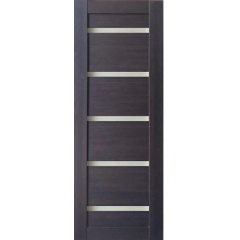 Дверное полотно VDM-01 ДО 80 Венге, покрытие ПВХ (VD) (сатин)