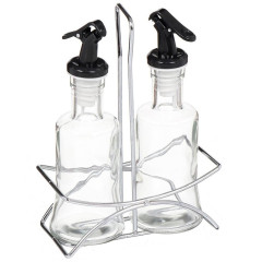 Набор для масла и уксуса 2 предмета на подставке (347063)