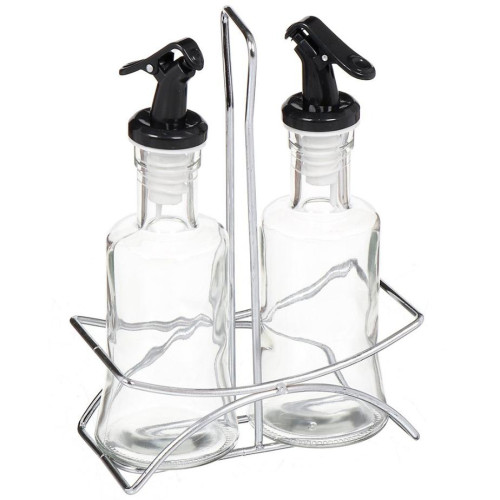 Набор для масла и уксуса 2 предмета на подставке (347063)