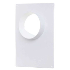 Площадка торцевая пластиковая 180х250 фланец d 120 120ПТП