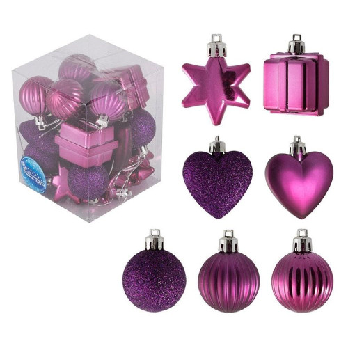 Шары новогодние набор 24шт 