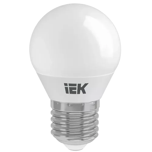 Лампа E27 светодиод.7Вт 6500К IEK шар (630Lm)