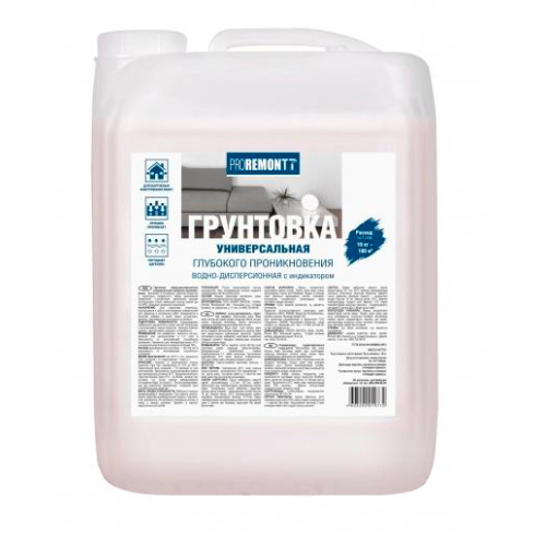 Грунт PROREMONTT универсальный с индикатором 10 кг, Россия