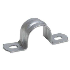 Скоба металлическая 16мм двухлапковая (31624)