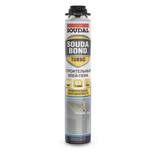 Клей-пена SOUDAL Soudabond Turbo 750мл (168513)