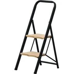 Стремянка АЛЮМЕТ (МК802P) сталь, 2 широкие ступени