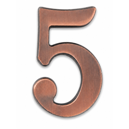 Цифра АЛЛЮР "5" медь (4861)