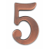 Цифра АЛЛЮР "5" медь (4861)