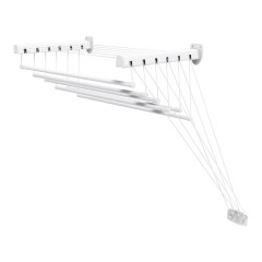 Сушилка для белья настенная GIMI LIFT 1,4м 6 прутьев (522919)