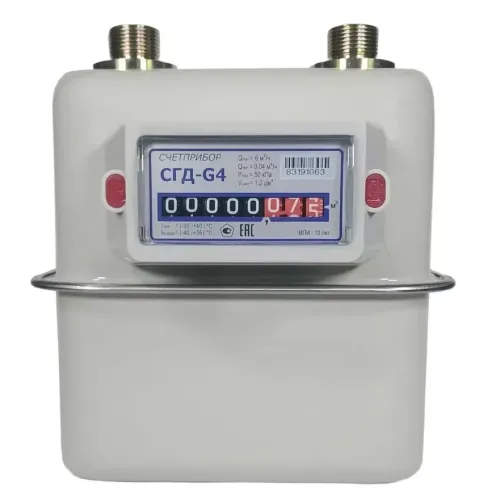 Счётчик газа СЧЕТПРИБОР СГД G4T правый 1 1/4", с термокорректором (г. Орёл)