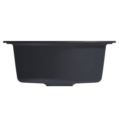 Мойка комп. MIXLINE МЛ-ГМ11 500х180мм, круглая антрацит, сифон