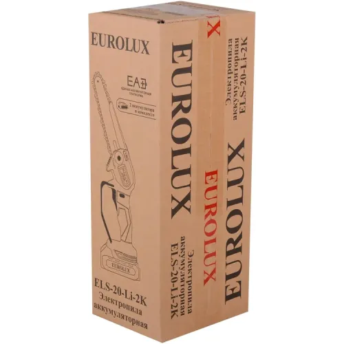 Акк Пила цепная EUROLUX ELS-20-Li-2К (70/10/55) (*15)
