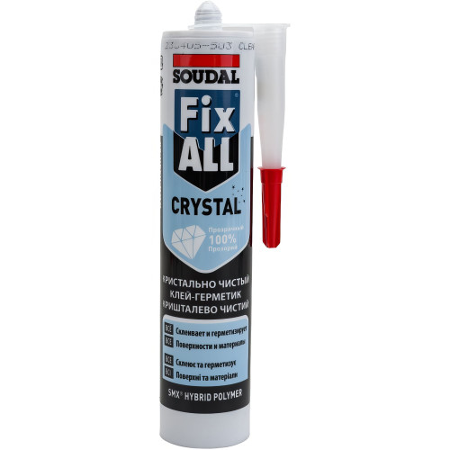 Клей-герметик SOUDAL Fix All Crystal прозрачный 290мл (111821)