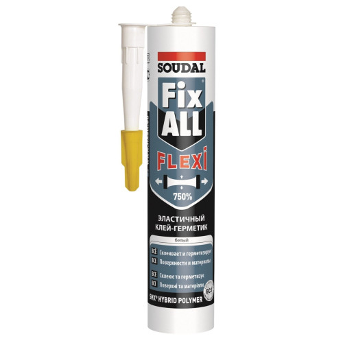 Клей-герметик SOUDAL Fix All Flexi белый 290мл (111820)