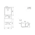 Мойка комп. MIXLINE ML-GM28 450х500x190мм, песочная, сифон