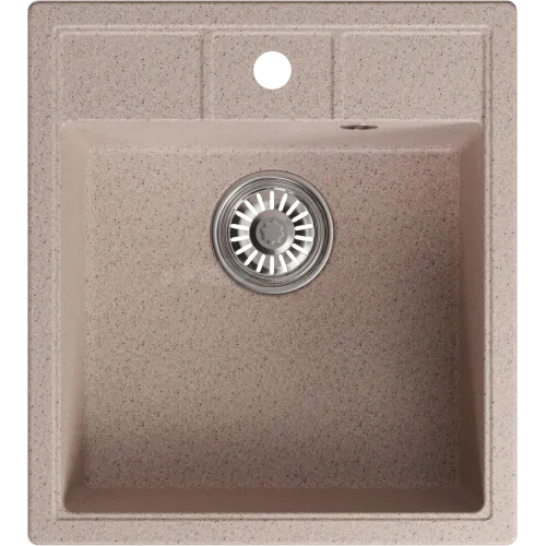 Мойка комп. MIXLINE ML-GM28 450х500x190мм, песочная, сифон