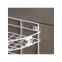 Полка для ванной комнаты угловая 2-х ярусная, Доляна 20х20х33 см, цвет белый (131425)