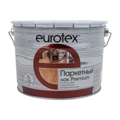 Лак EUROTEX-Premium паркетный глянцевый 10л
