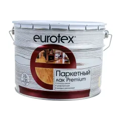 Лак EUROTEX-Premium паркетный п/матовый 10л