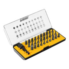 Набор инструментов DENZEL 100 пр. 1/2", 1/4", CrV, S2 (15803)