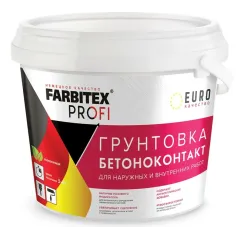Грунт FARBITEX ПРОФИ акриловый бетоноконтакт 12кг