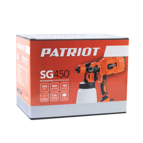 Краскопульт электрический PATRIOT SG 450 (*15)