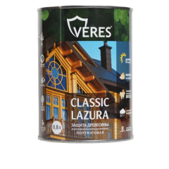 Декоративная пропитка для дерева Veres Классик № 4 Орех  0,8 л