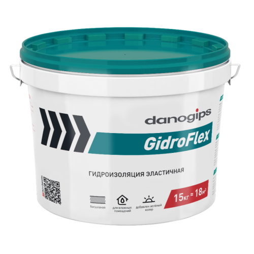 Гидроизоляция Danogips GidroFlex эластичная 15кг