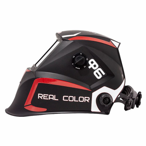 Щиток сварщика NUMBER ONE (DESIGN15) REAL COLOR 93х43мм, DIN 4/9-13, черный