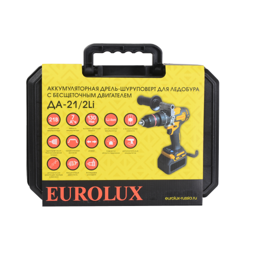 Шуруповерт EUROLUX ДА-21/2Li (72/14/80) (*15)