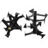 Фреза культ. МультиАгро (гусиные лапки) HEX32 (4 ряда) 390/400мм (Фр 32/390.400.24 МА)
