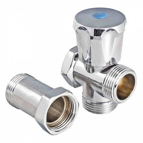 Кран шаровый ф 3/4"х3/4"х3/4" вентельный для подключения стиральной машины TIM BL5842