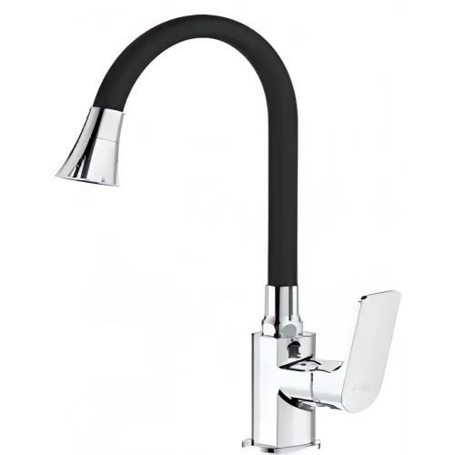 Смеситель для кухни FRAP F4486 хром, гибкий излив
